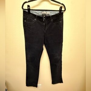 PAIGE Black Skinny Corduroy Jeans - Classic Stretch Fit